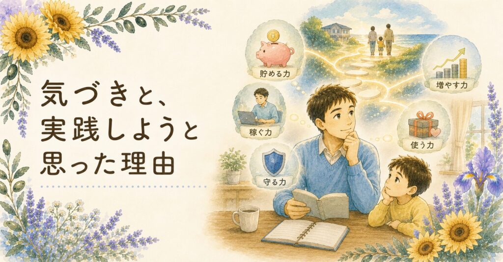 パパが『お金の大学』から学んだこと｜気づきと、実践しようと思った理由