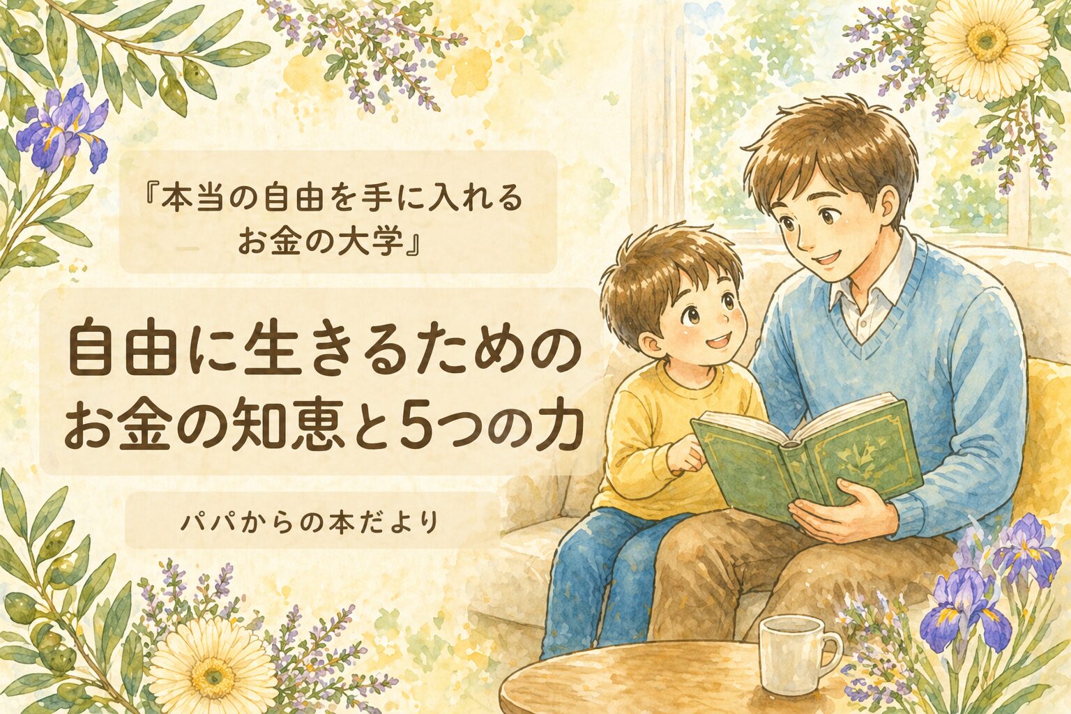 『改訂版 本当の自由を手に入れる お金の大学』要約・感想｜“自由に生きるためのお金の知恵と5つの力”【パパからの本だより】