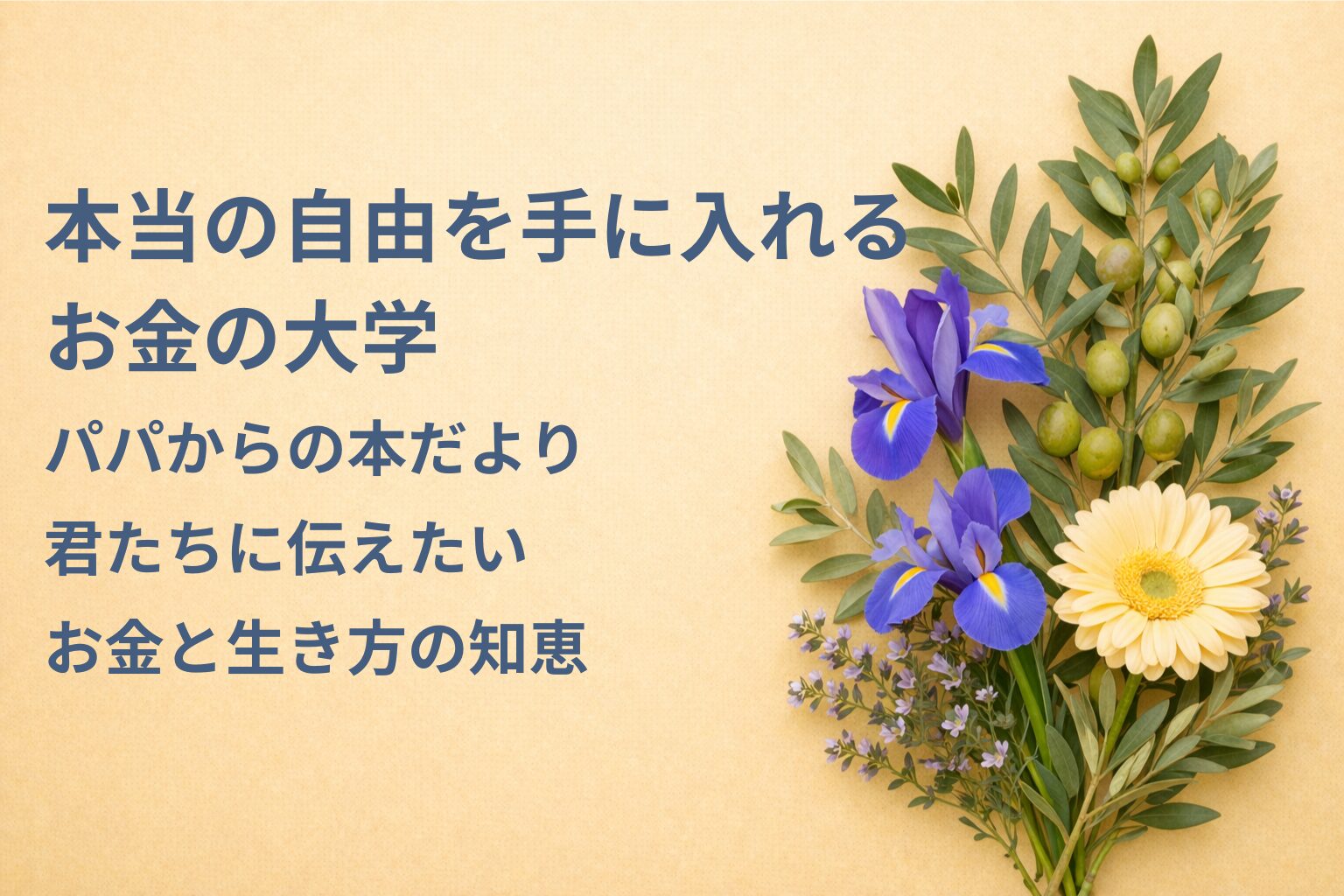 『本当の自由を手に入れる お金の大学』要約・感想｜“お金と生き方の知恵”【パパからの本だより】