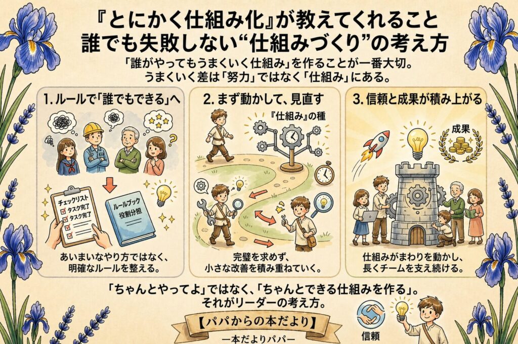 『とにかく仕組み化』が教えてくれること|誰でも失敗しない“仕組みづくり”の考え方
