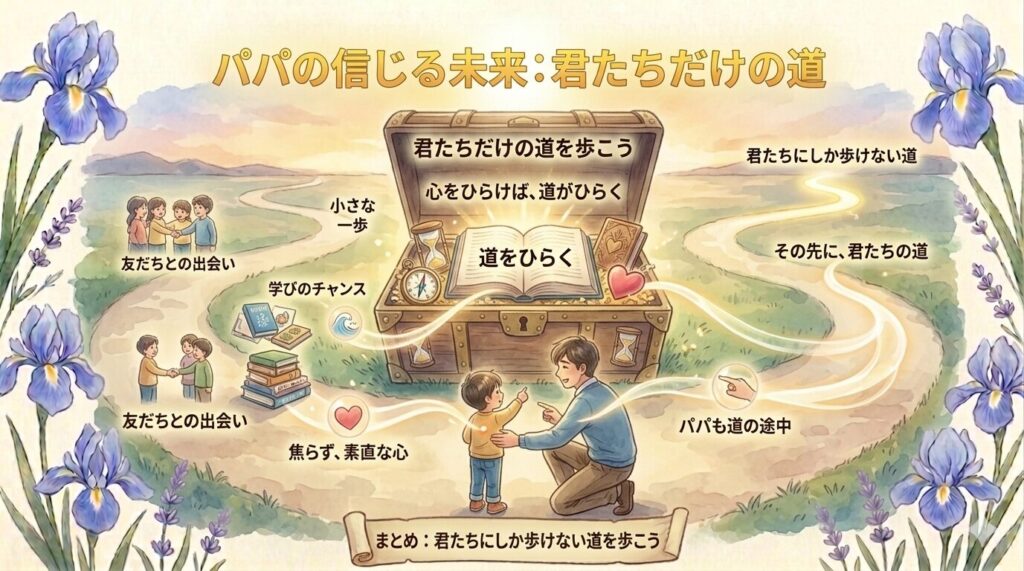 まとめ：君たちにしか歩けない道を歩こう