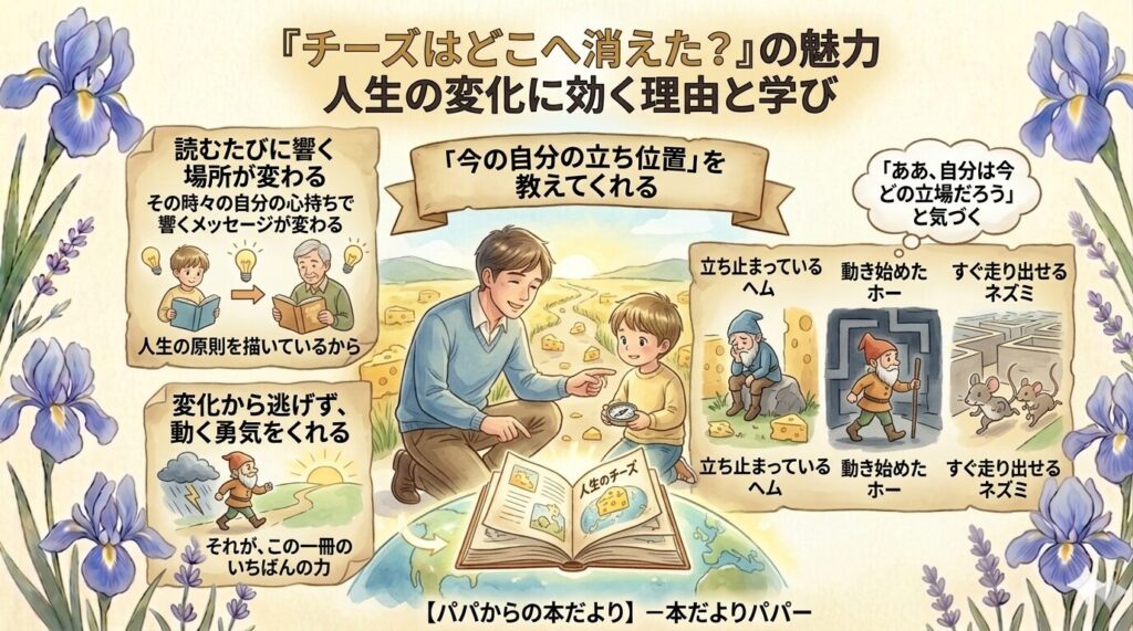 『チーズはどこへ消えた？』の魅力｜人生の変化に効く理由と学び