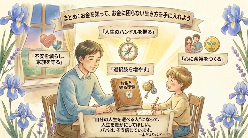 まとめ：お金を知って、お金に困らない生き方を手に入れよう