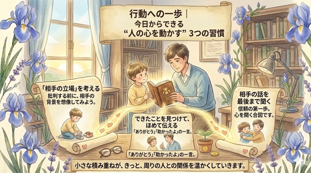 行動への一歩｜今日からできる “人の心を動かす” 3つの習慣