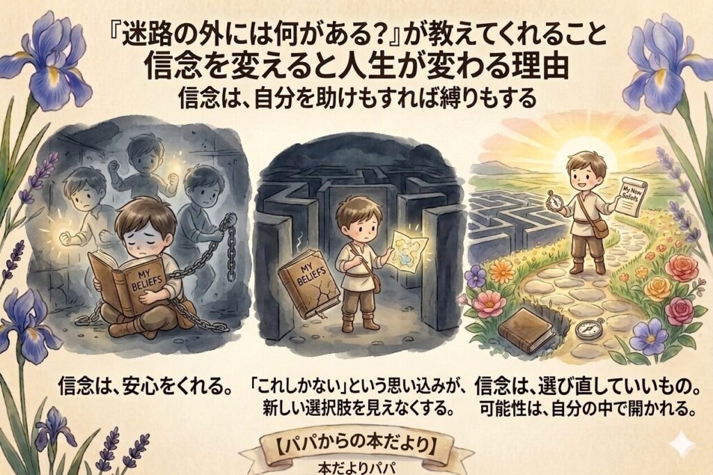 『迷路の外には何がある？』が教えてくれること｜信念を変えると人生が変わる理由