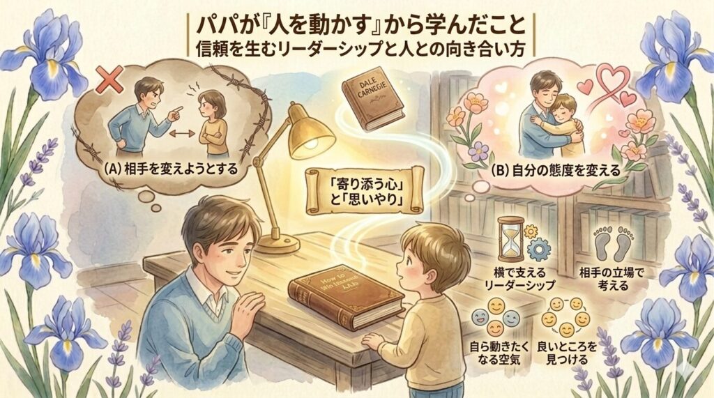 パパが『人を動かす』から学んだこと｜信頼を生むリーダーシップと人との向き合い方