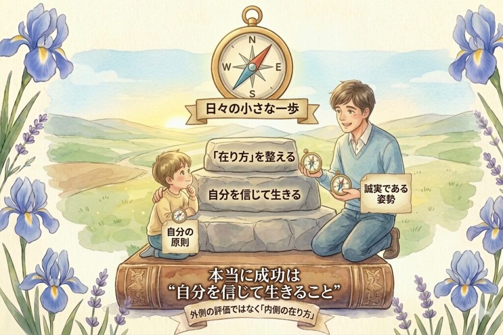 まとめ：本当の成功は “自分を信じて生きること”