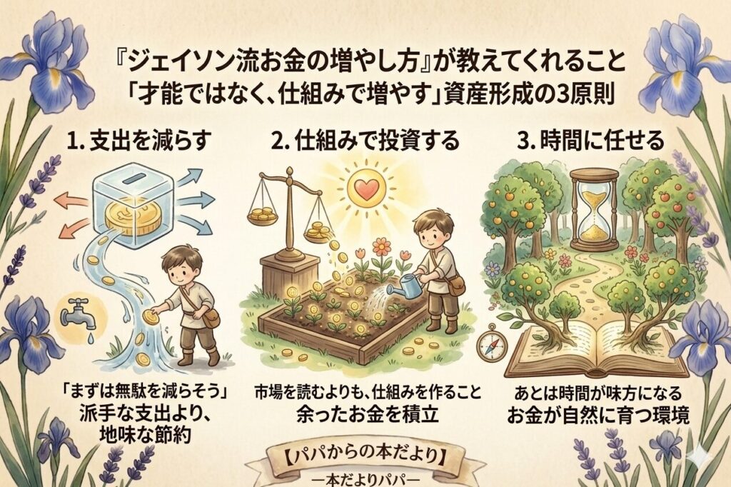 『ジェイソン流お金の増やし方』が教えてくれること｜ 初心者でもできる資産形成の3原則