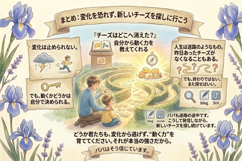 まとめ：変化を恐れず、新しいチーズを探しに行こう
