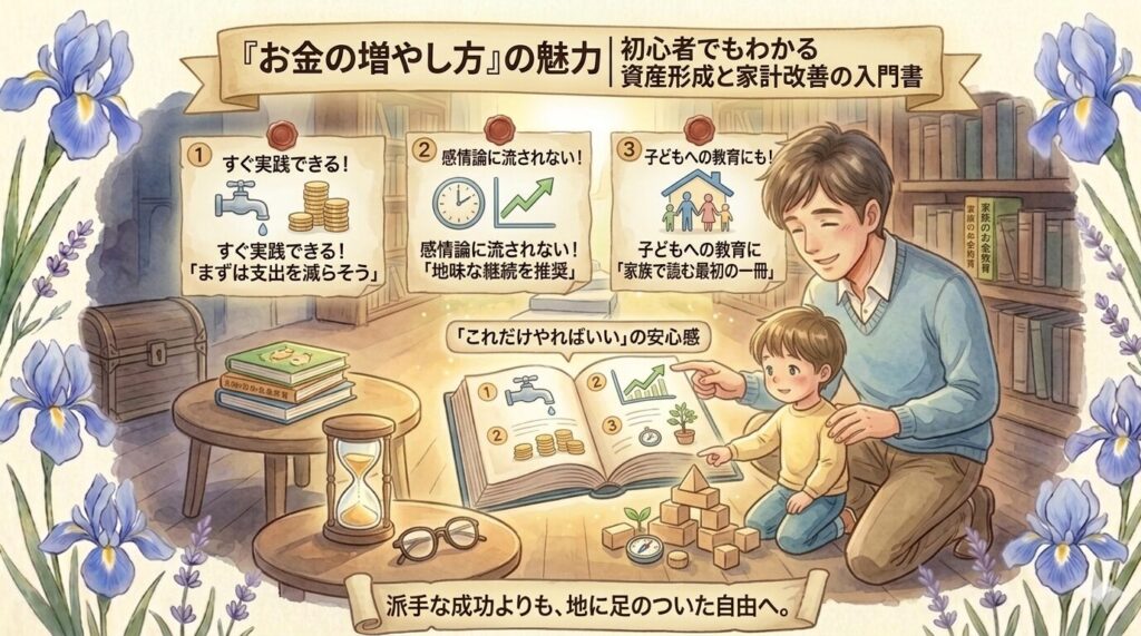 『お金の増やし方』の魅力｜ 初心者でもわかる資産形成と家計改善の入門書