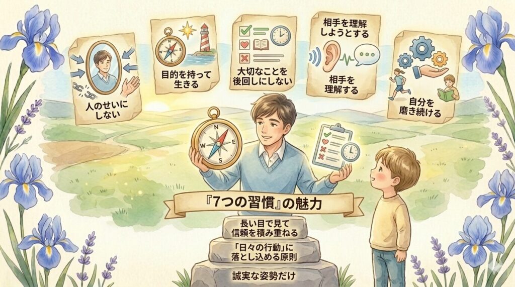 『7つの習慣』の魅力｜“習慣が人生を変える理由と実践の価値”