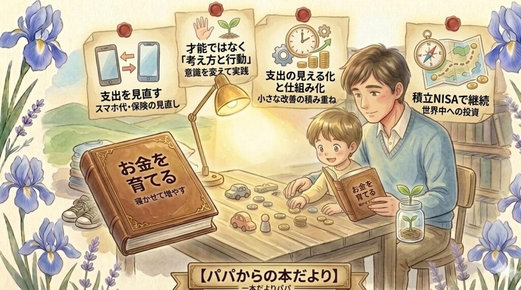 パパが『お金の増やし方』から学んだこと｜ 初心者でも実践できる家計改善と資産形成のポイント