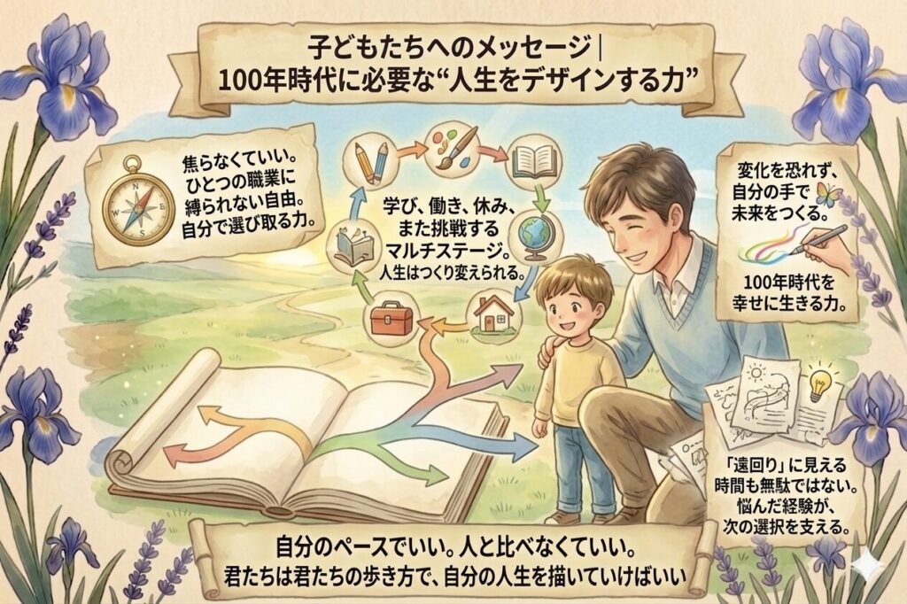 子どもたちへのメッセージ|100年時代に必要な“人生をデザインする力”