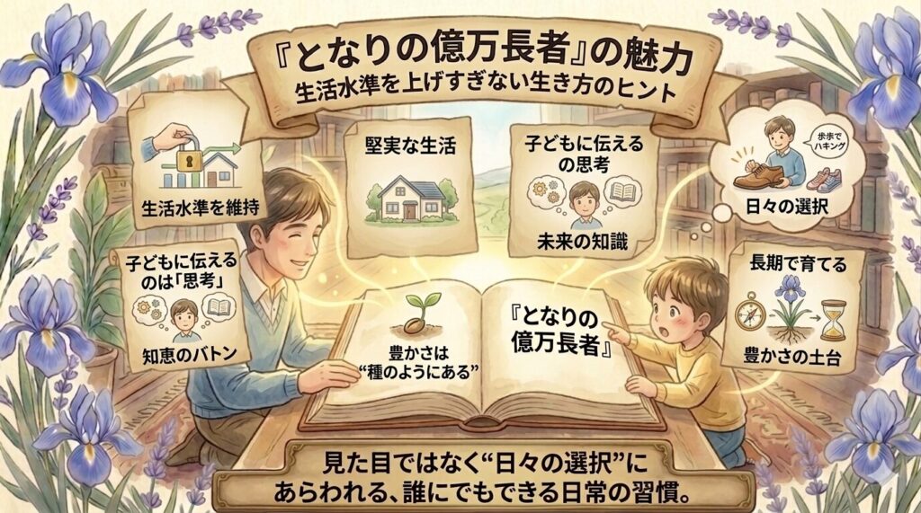 『となりの億万長者』の魅力｜生活水準を上げすぎない生き方のヒント