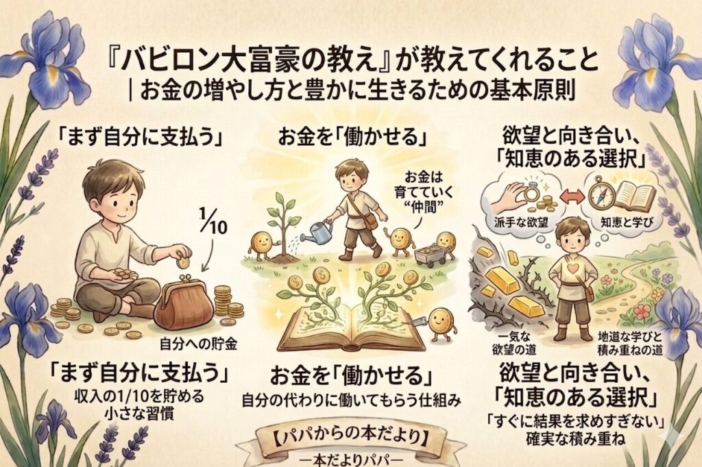 『バビロン大富豪の教え』が教えてくれること｜お金の増やし方と豊かに生きるための基本原則