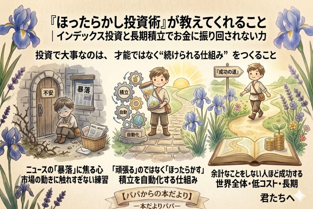 『ほったらかし投資術』が教えてくれること｜インデックス投資と長期積立でお金に振り回されない力
