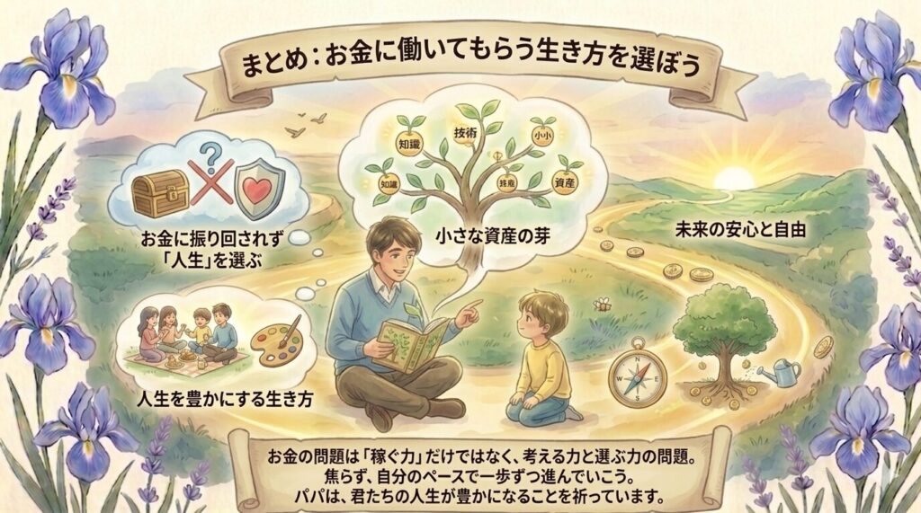 まとめ：お金に働いてもらう生き方を選ぼう