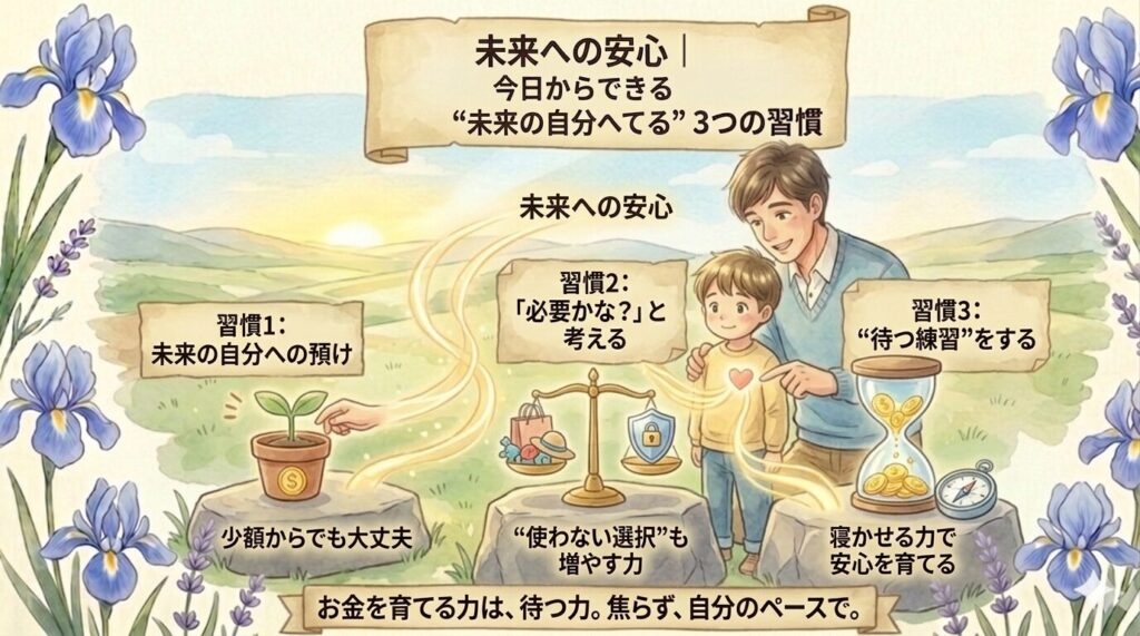 行動への一歩｜今日から始める “お金を育てる” 3つの習慣