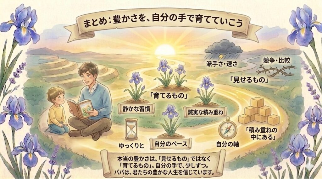 まとめ：豊かさを、自分の手で育てていこう