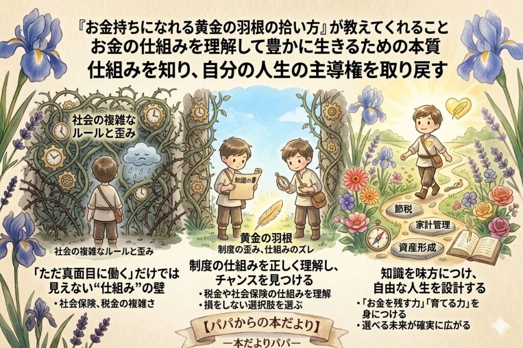 『お金持ちになれる黄金の羽根の拾い方』が教えてくれること｜お金の仕組みを理解して豊かに生きるための本質