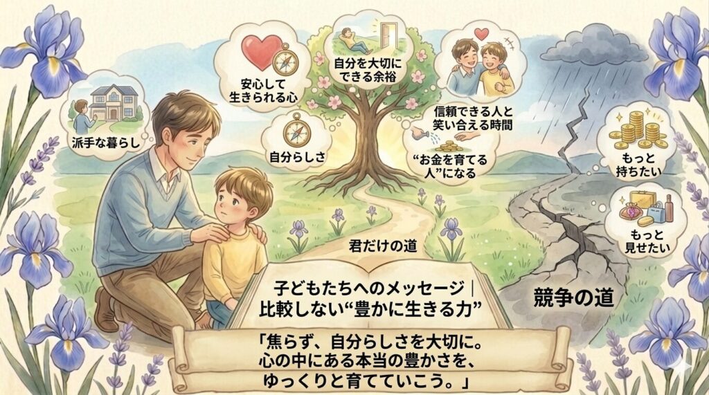 子どもたちへのメッセージ｜比較しない“豊かに生きる力”