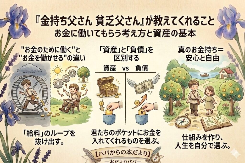 『金持ち父さん 貧乏父さん』が教えてくれること｜お金に働いてもらう考え方と資産の基本