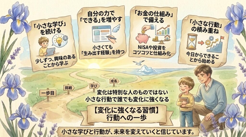 行動への一歩｜今日からできる変化に強くなるための具体的な習慣