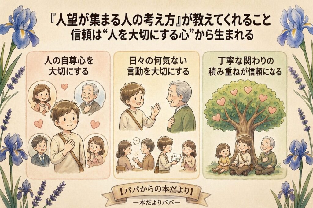 『人望が集まる人の考え方』が教えてくれること｜信頼は“人を大切にする心”から生まれる