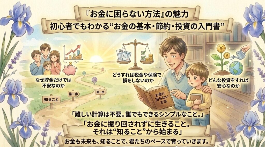 『お金に困らない方法』の魅力｜初心者でもわかる“お金の基本・節約・投資の入門書”