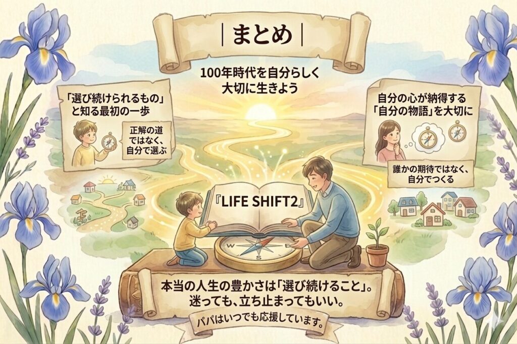 まとめ：100年時代を自分らしく大切に生きよう