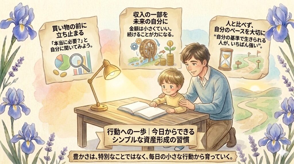 行動への一歩｜今日からできるシンプルな資産形成の習慣