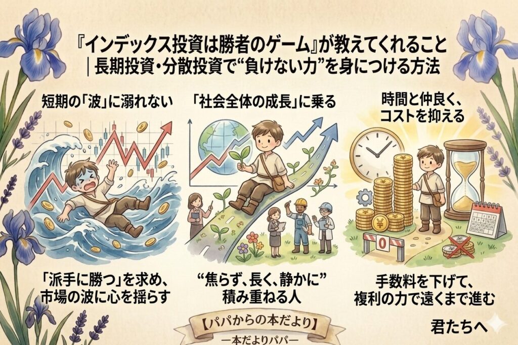 『インデックス投資は勝者のゲーム』が教えてくれること｜長期投資・分散投資で“負けない力”を身につける方法