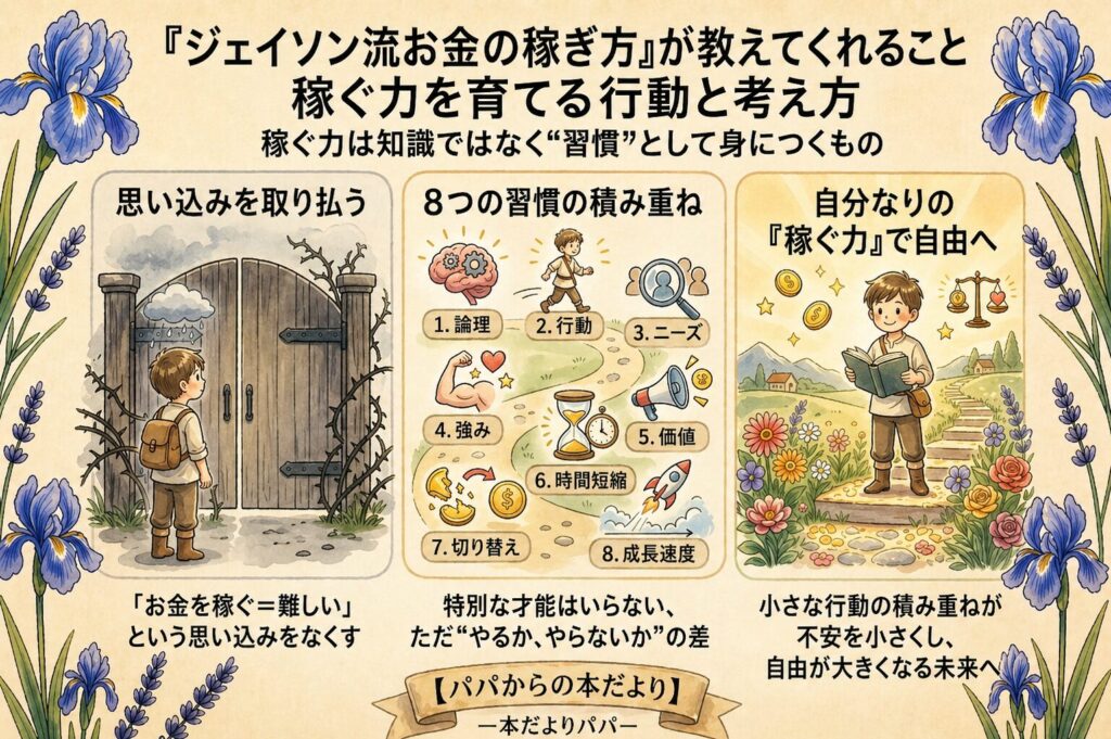 『ジェイソン流お金の稼ぎ方』が教えてくれること｜稼ぐ力を育てる行動と考え方