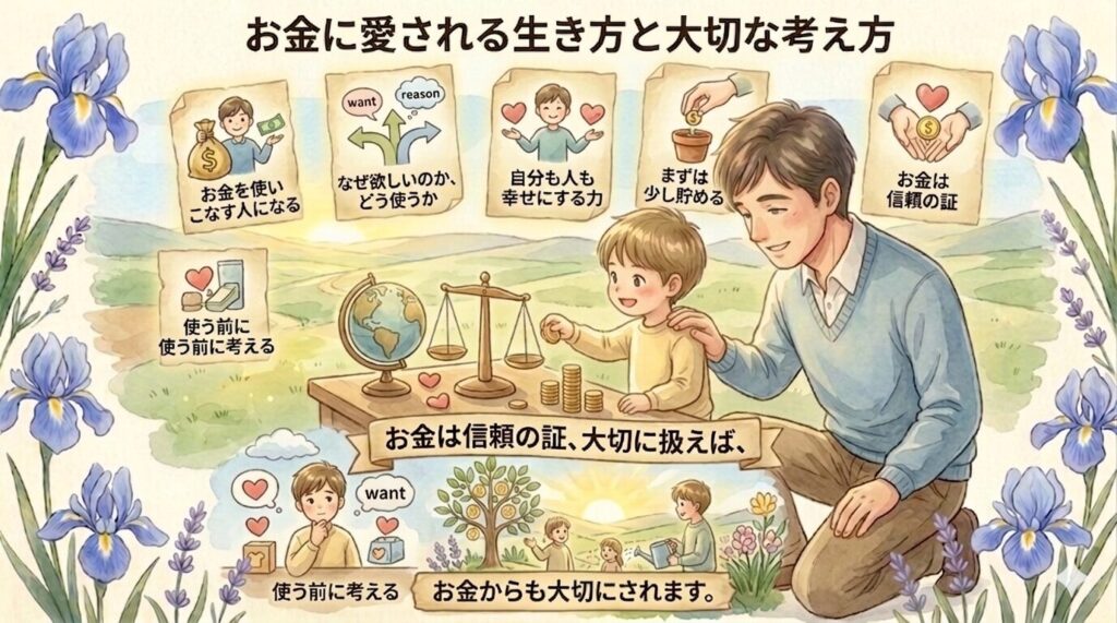 子どもたちへのメッセージ｜お金に愛される生き方と大切な考え方