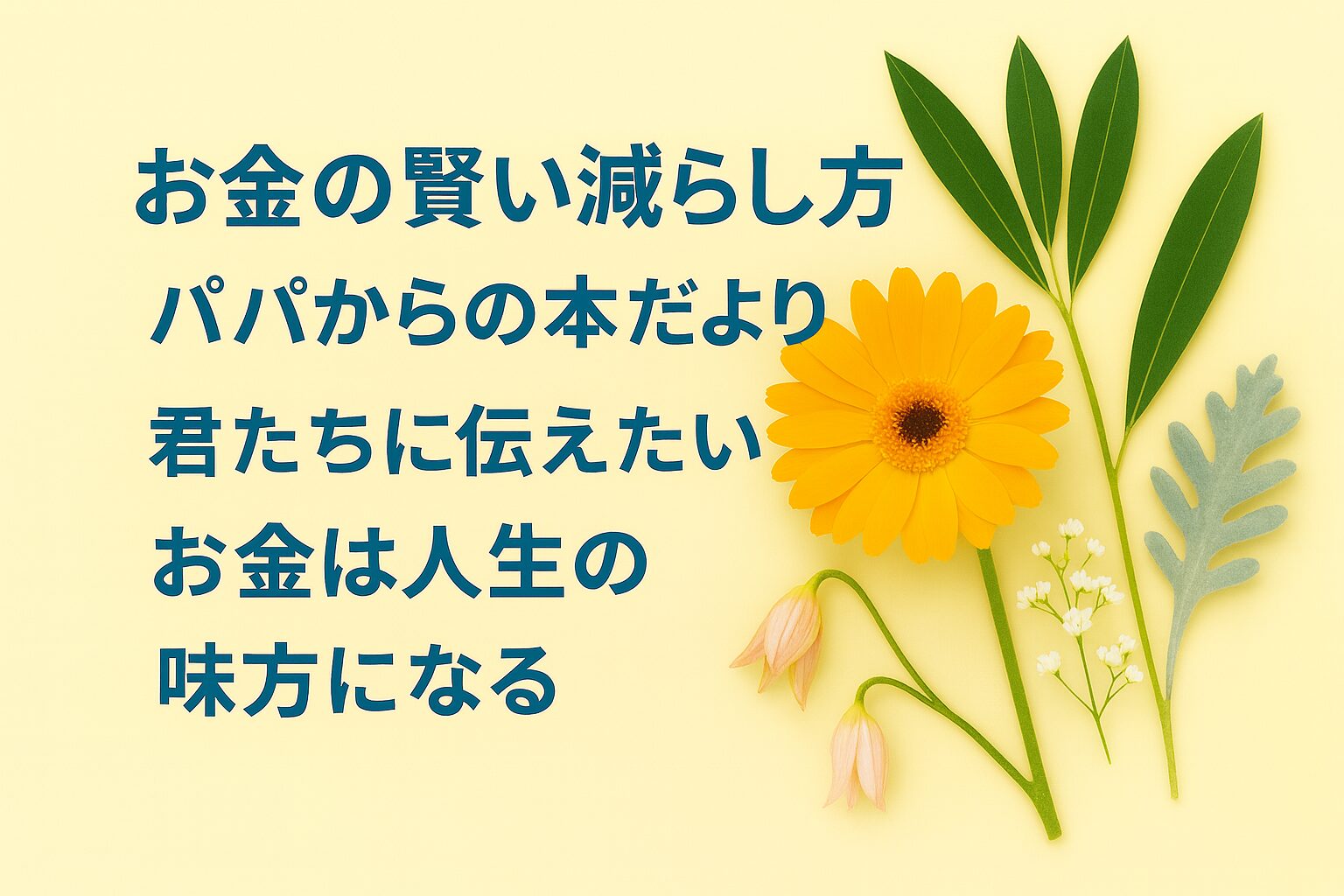 『90歳までに使い切る お金の賢い減らし方』書評｜パパからの本だより：君たちに伝えたい “お金は人生の味方になる”