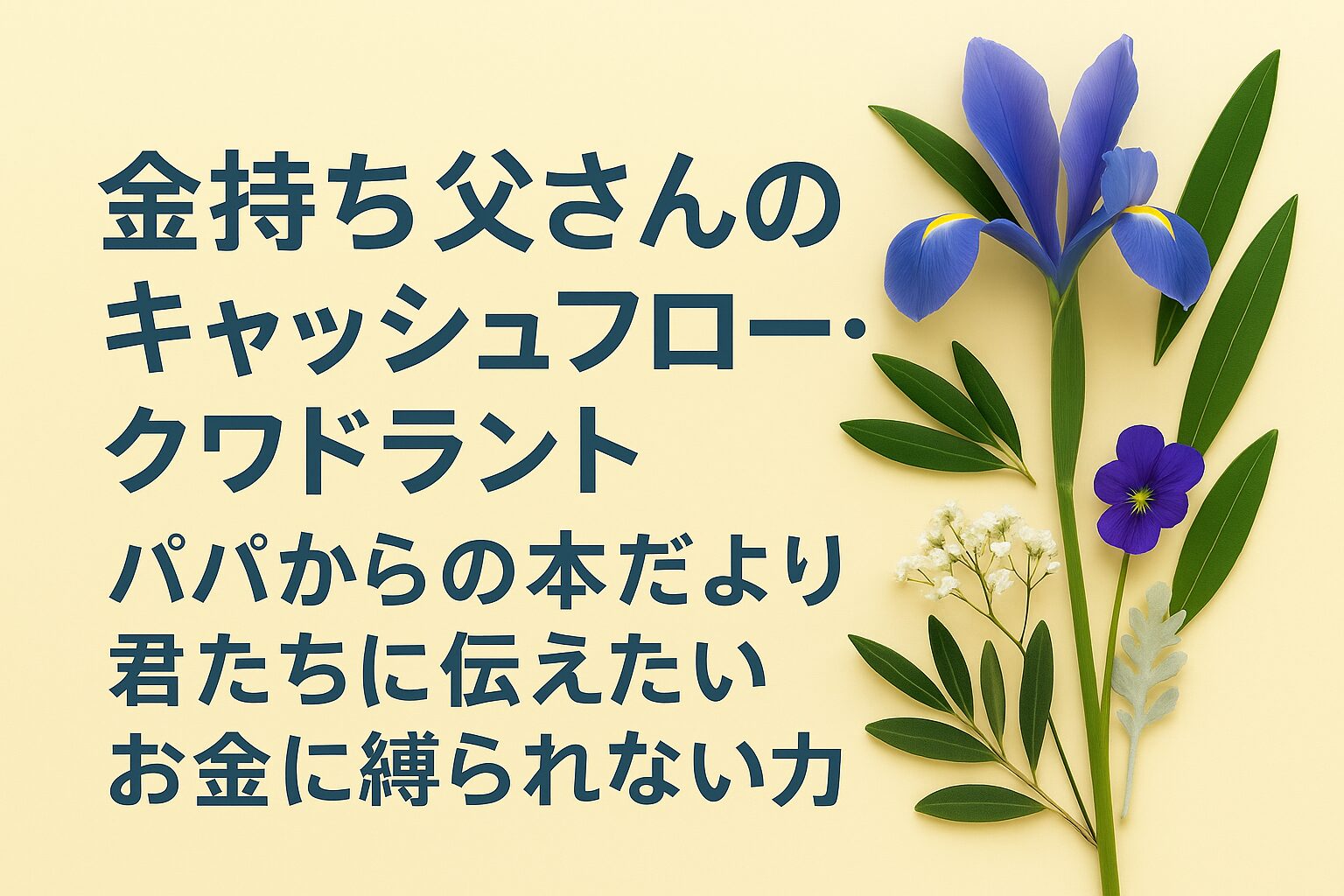 『金持ち父さんのキャッシュフロー・クワドラント』書評｜パパからの本だより：君たちに伝えたい “お金に縛られない力”
