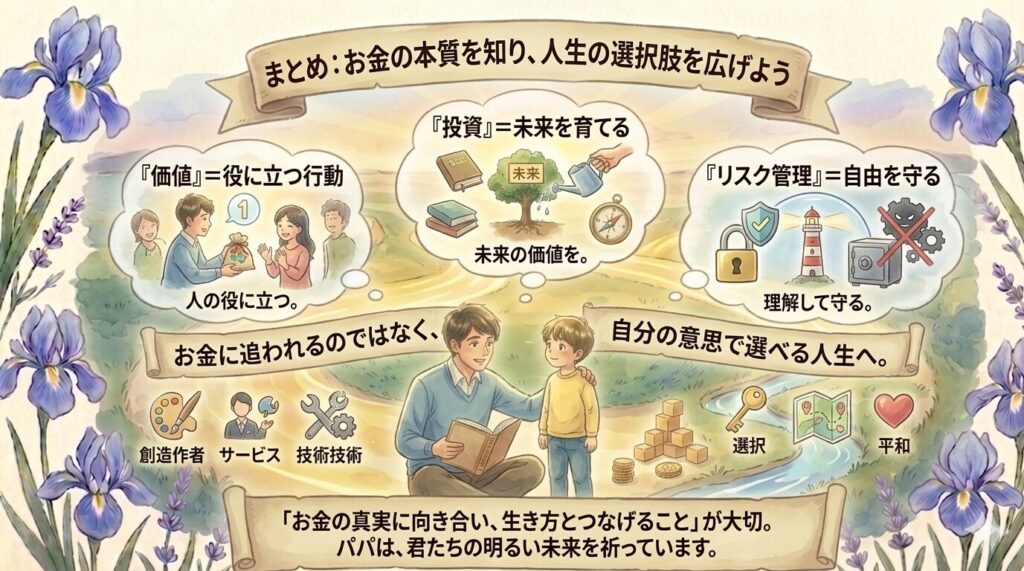 まとめ：お金の本質を知り、人生の選択肢を広げよう