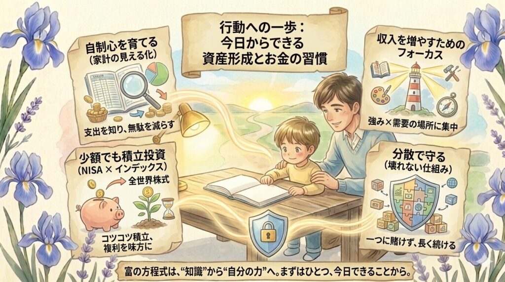 行動への一歩｜今日からできる資産形成とお金の習慣