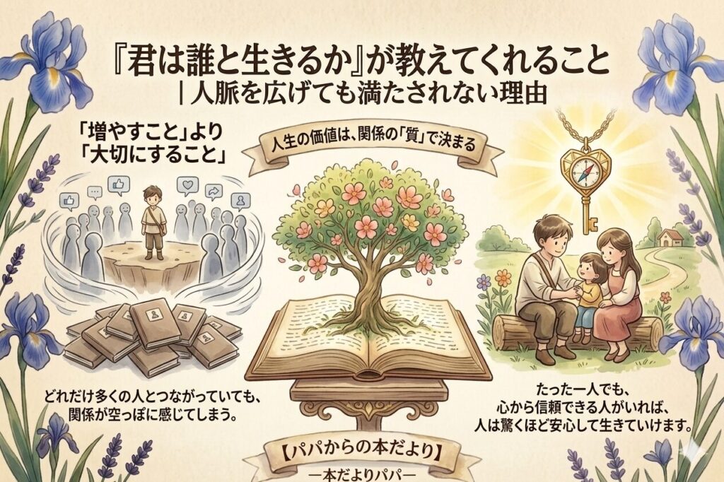 『君は誰と生きるか』が教えてくれること|人脈を広げても満たされない理由