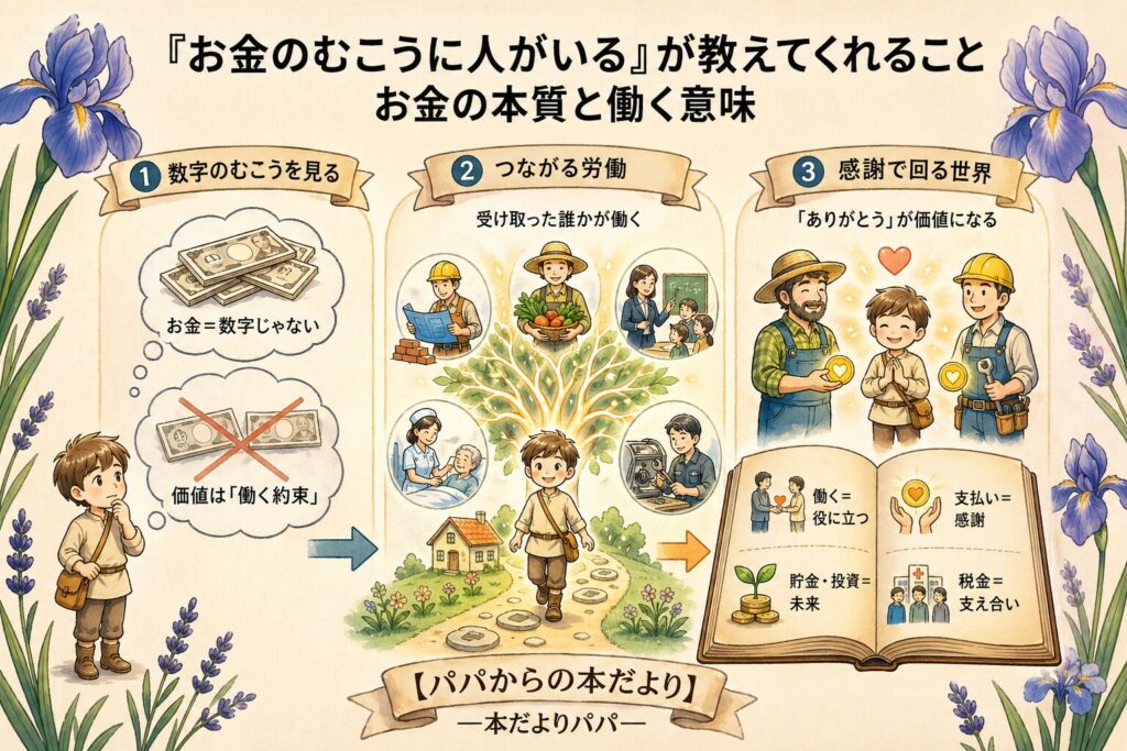 『お金のむこうに人がいる』が教えてくれること|お金の本質と働く意味がわかる考え方