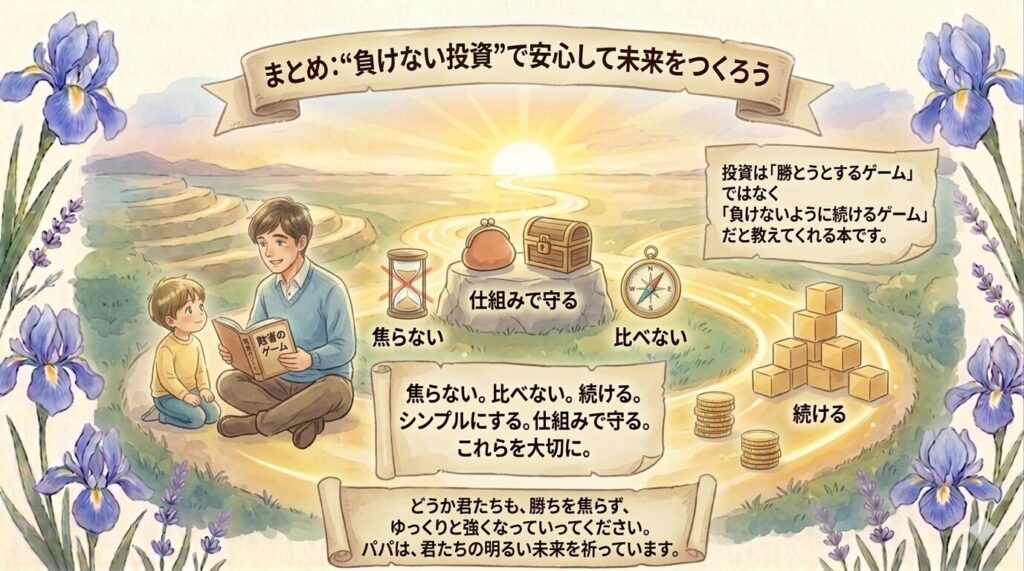 まとめ：“負けない投資”で安心して未来をつくろう