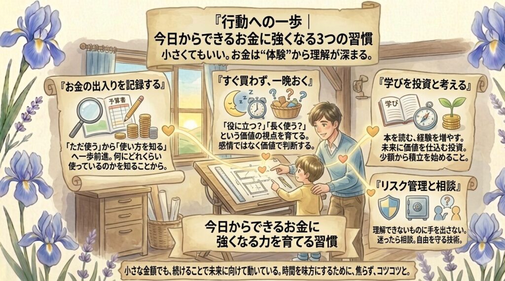 行動への一歩｜今日からできるお金に強くなる3つの習慣
