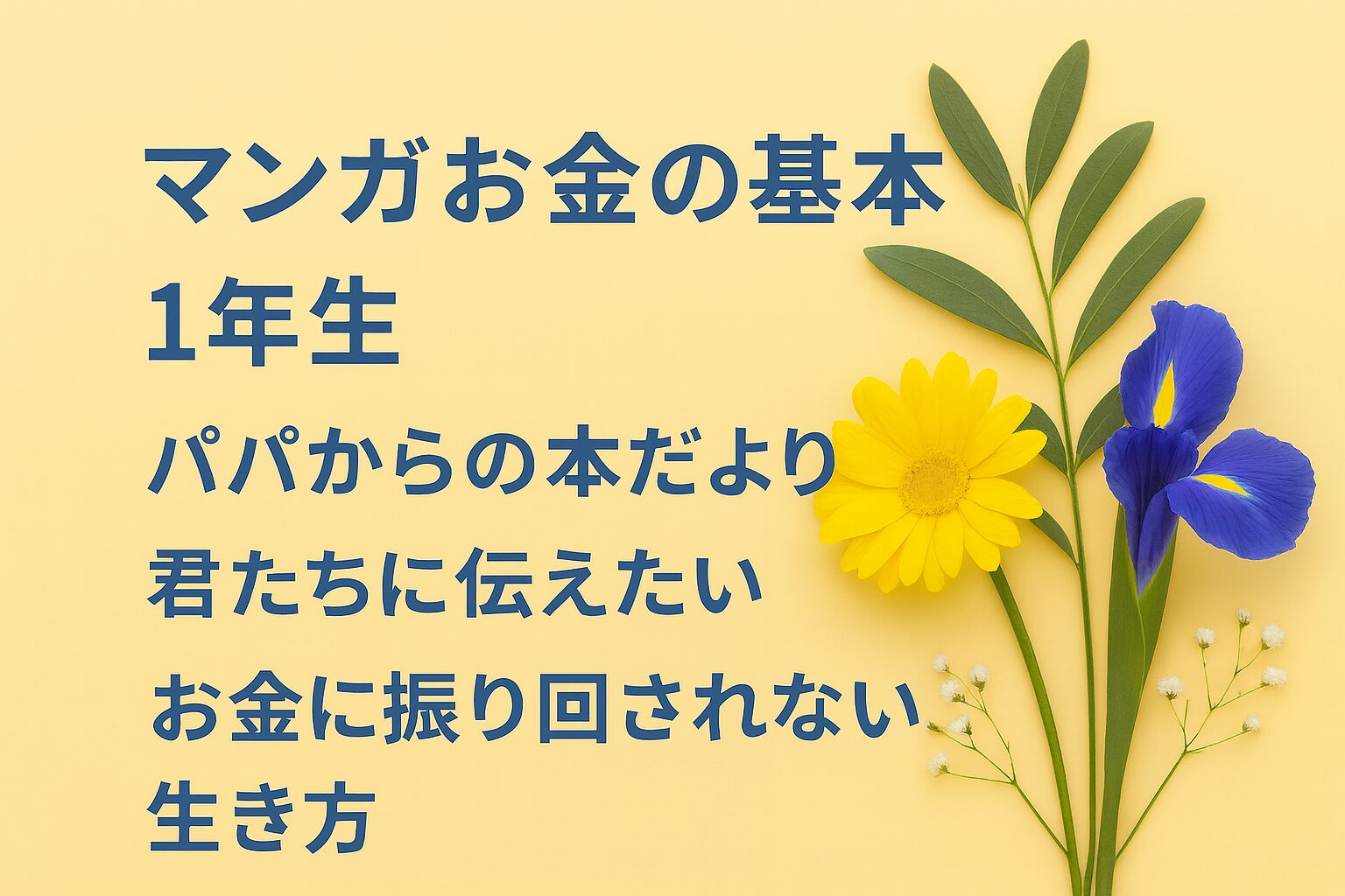 『マンガお金の基本1年生』書評｜パパからの本だより：君たちに伝えたい “お金に振り回されない生き方”