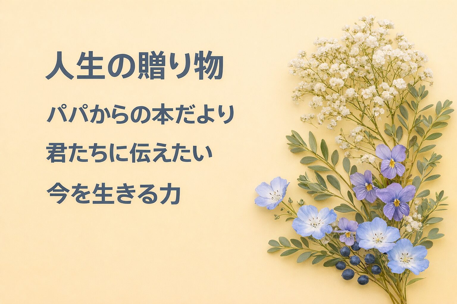 『人生の贈り物』書評｜パパからの本だより：君たちに伝えたい “今を生きる力”