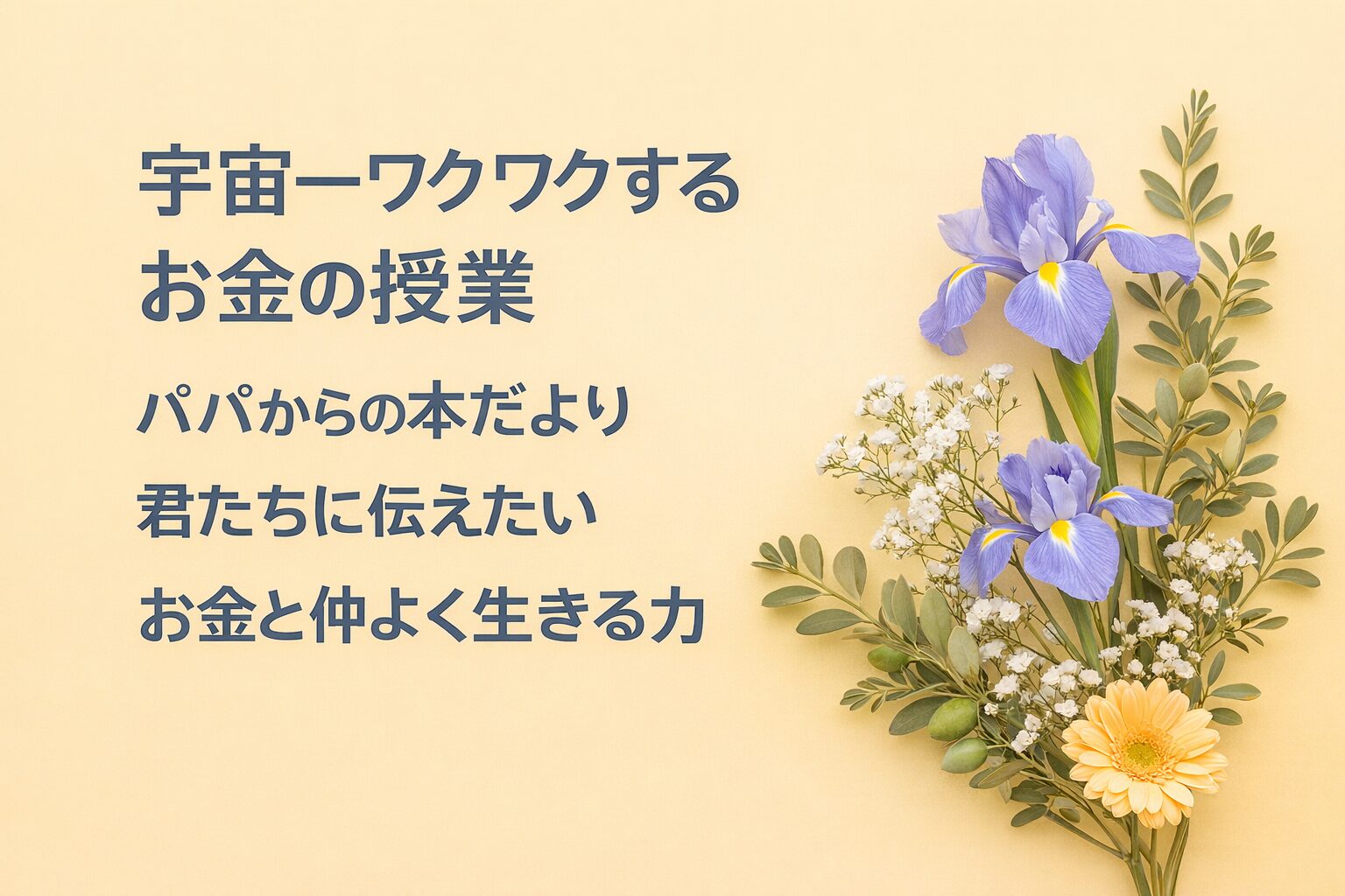『宇宙一ワクワクする お金の授業』書評｜パパからの本だより：君たちに伝えたい “お金と仲よく生きる力”