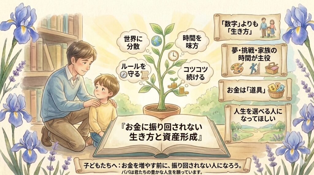 子どもたちへのメッセージ｜お金に振り回されない生き方と資産形成の考え方
