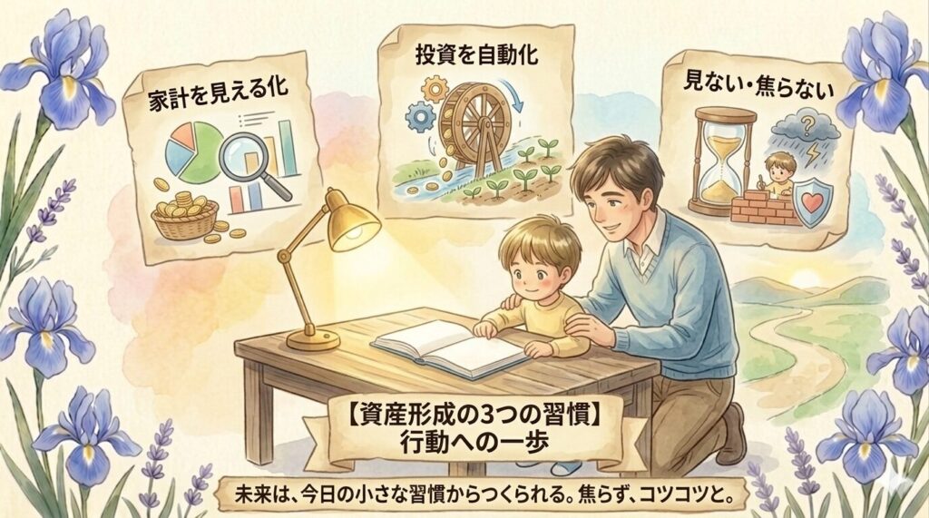 行動への一歩｜投資初心者が今日からできる資産形成の3つの習慣