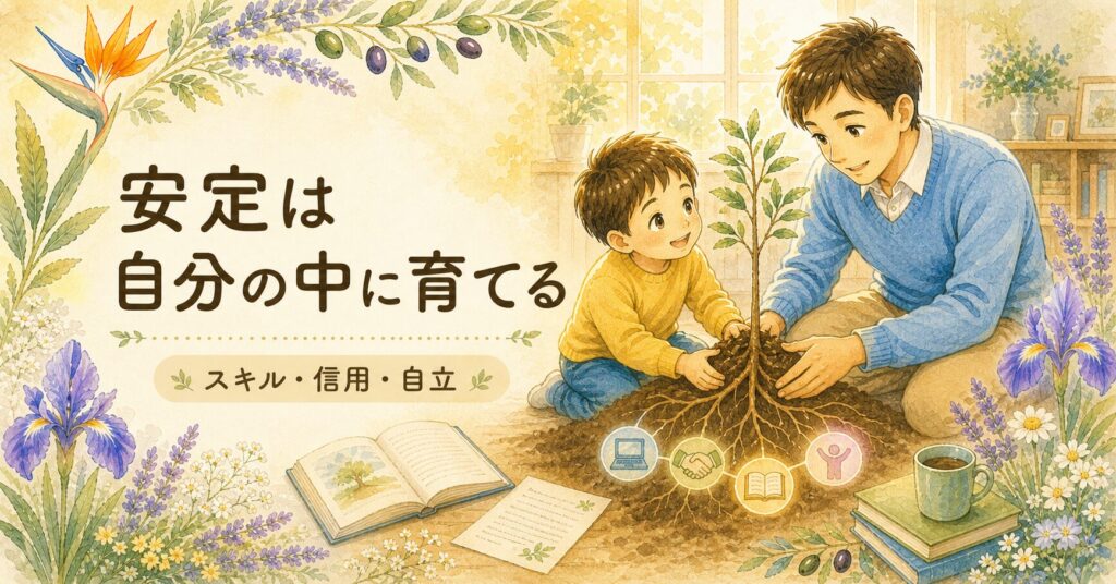 子どもたちへのメッセージ｜本当の安定は、自分の中に育てるもの