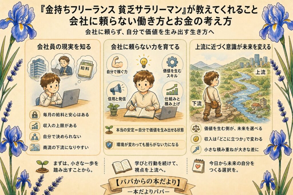 『金持ちフリーランス 貧乏サラリーマン』が教えてくれること｜会社に頼らない働き方とお金の考え方