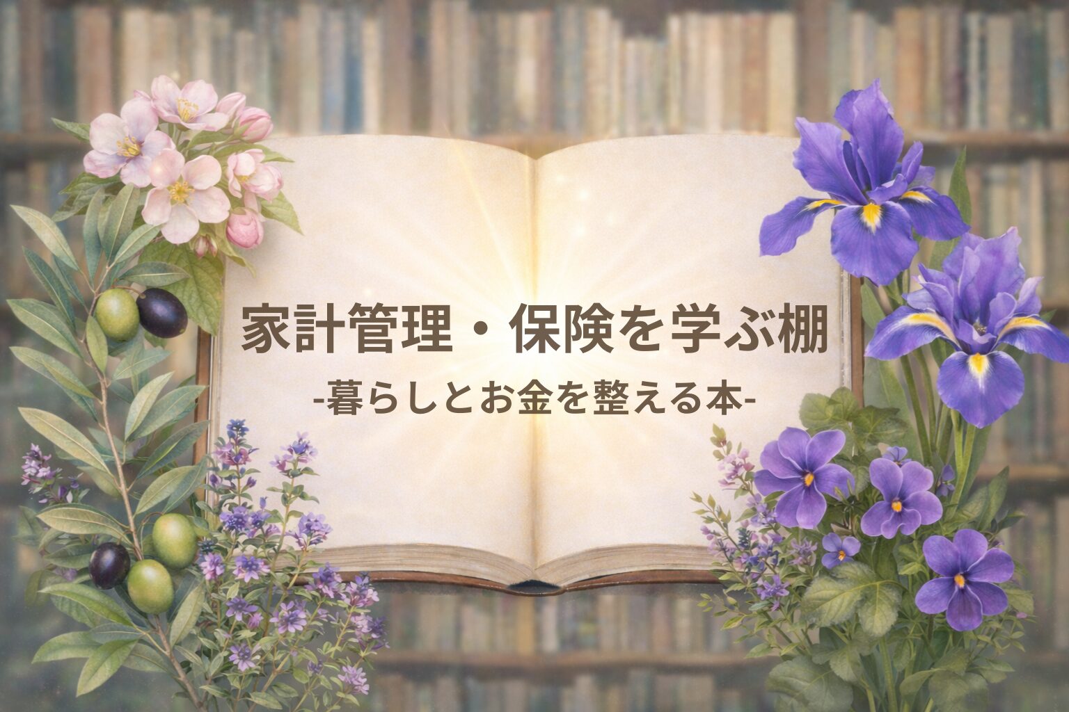 家計管理・保険を学ぶ棚｜暮らしとお金を整える本【パパからの本だより】